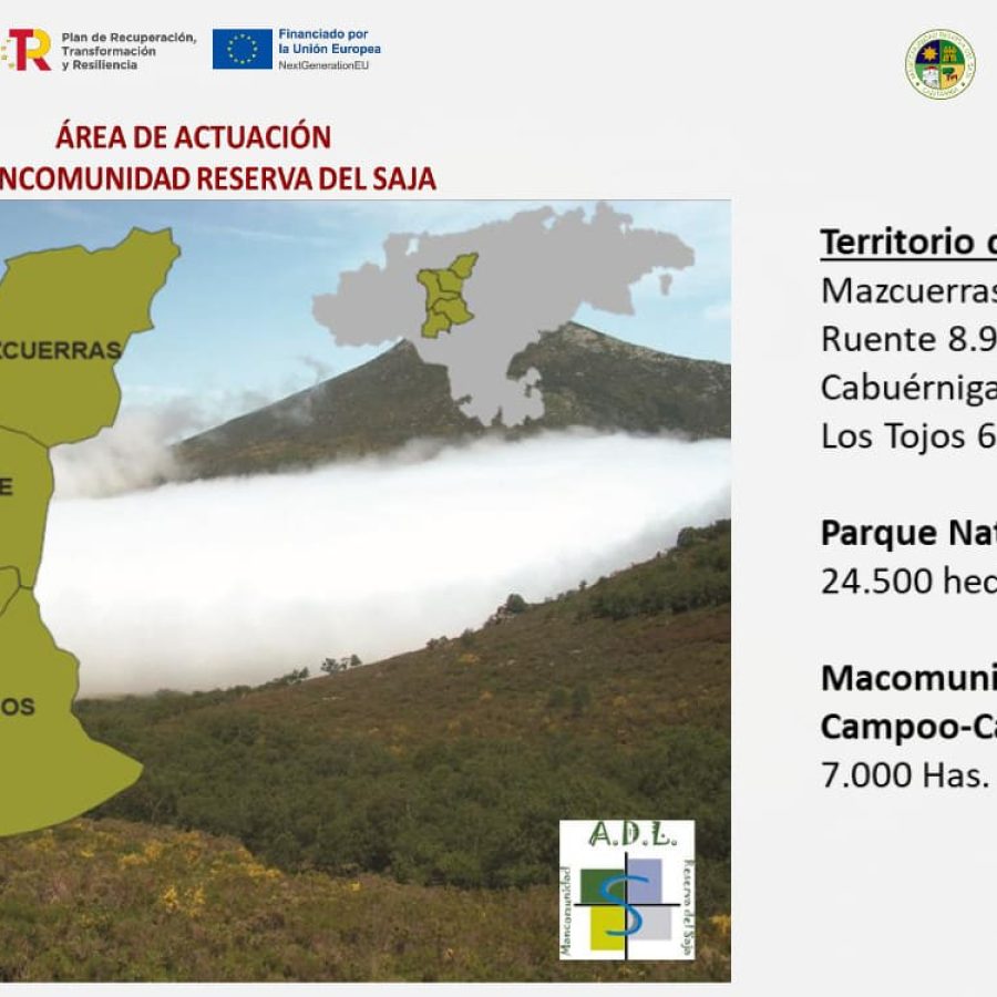 Presentación Mancomunidad Reserva de Saja jornada FORTEXVAL en el CIFP La Granja de Heras
